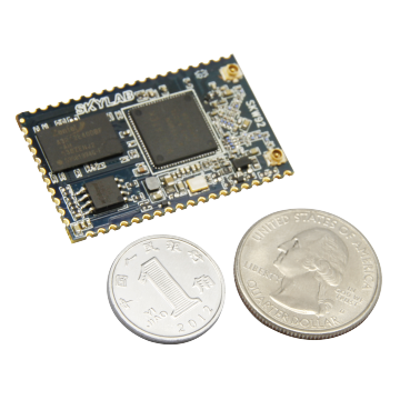 SKYLAB USB 2.0/I2C/SD/I2S/WAN/LAN/PCM/PWM/SPI MT7628N 300Mbps 580MHz MIPS CPU UART  WiFi Module